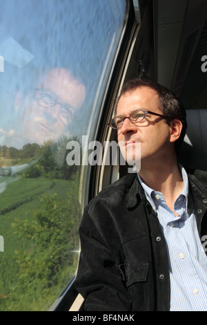 Deutsche Bahn Bahnhof Passagier Stockfoto