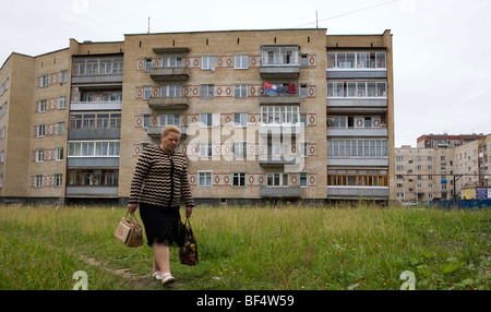 Russische arbeiten Haus Ural Mash Stockfoto