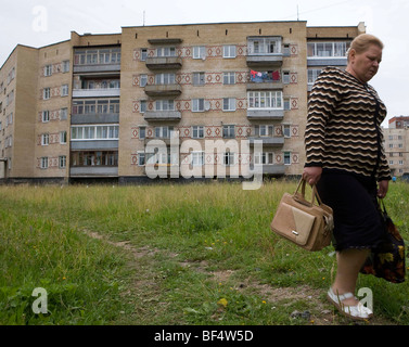 Russische arbeiten Haus Ural Mash Stockfoto