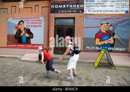 Sowjetunion Propaganda Poster Jekaterinburg am Ural Stockfoto