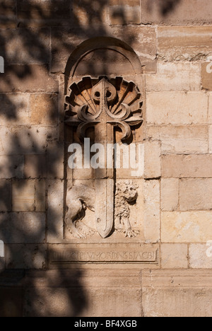 St James Schwert in der Wand des S Marcos, in der Stadt Leon Stockfoto