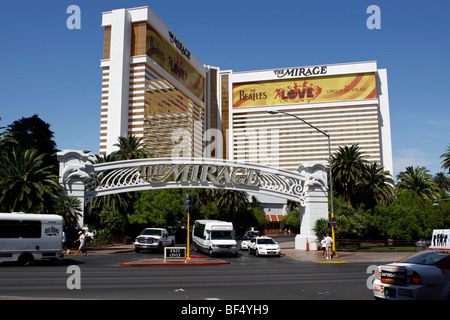 Mirage Hotel in Las Vegas Blvd, Las Vegas, Nevada, USA Stockfoto