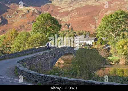 Grange in Borrowdale. Cumbria. Stockfoto