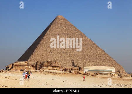 Die große Pyramide von Khufu (Cheops) - Giza, Ägypten Stockfoto