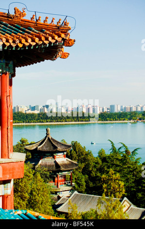 Ein Spaziergang durch ein Bild scrollen, Sommerpalast, Peking, China Stockfoto