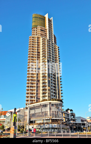 Moderne Skyline von Surfers Paradise Queensland Australien Stockfoto