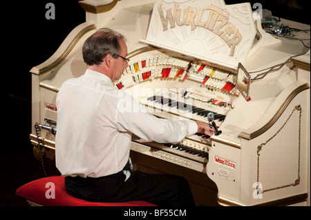 Wurlitzer-Orgel in der Blackpool Tower ballroom Stockfoto