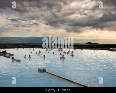 Myvatn Nature Baths, Myvatn, Island (Geothermie Hot Springs) Stockfoto