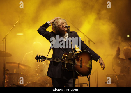 Irische Musikerin und Sängerin Sir Bob Geldof und Band, live beim Frieden Festival gegen Rechtsextremismus in Dortmund, North R Stockfoto