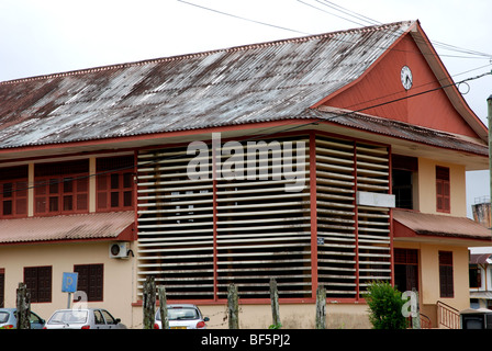 Haus in St-Laurent-du-Maroni-Französisch-Guayana Stockfoto