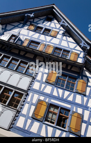 Halbe Fachwerkhaus, Altstadt, Arbon, Bodensee, Kanton Thurgau, Schweiz Stockfoto