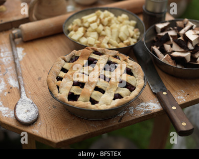 Old Fort Erie, Ontario, Kanada und Fort Erie Kirschkuchen gemacht die altmodischen Weg Stockfoto