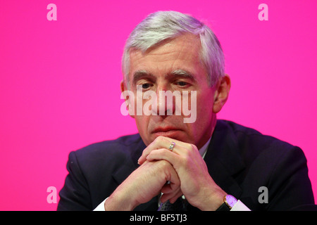 JACK STRAW MP-Justiz-Staatssekretär 29. September 2009 der BRIGHTON CENTRE BRIGHTON ENGLAND Stockfoto