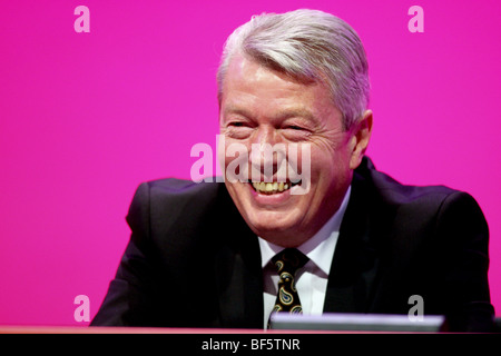 INNENMINISTER ALAN JOHNSON MP 29. September 2009 der BRIGHTON CENTRE BRIGHTON ENGLAND Stockfoto