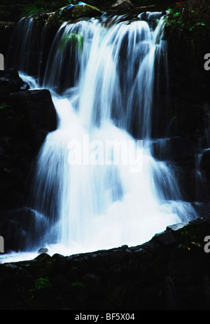 Wasserfall in Zeja Landschaft Bereich, Wenzhou, Zhejiang Provinz, China Stockfoto