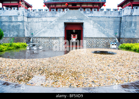 Deshen Tor in die Kunst des Krieges-Kultur-Stadt von China, Huimin County, Binzhou City, Shandong, China Stockfoto