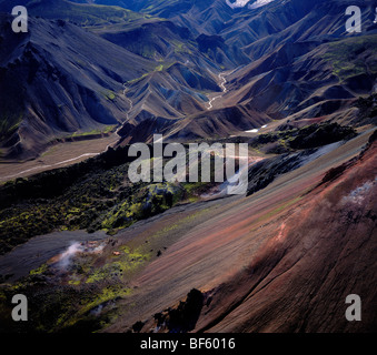 Landmannalaugar, Hochland, Island Stockfoto