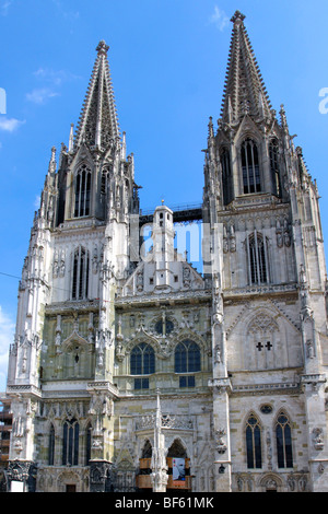 Deutschland, Regensburger Altstadt, Deutschland Regensburg Altstadt, Kathedrale des Heiligen Petrus Stockfoto