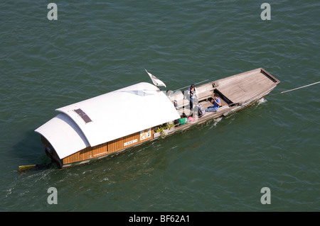 Klingentalfaehre-Fähre über den Rhein, Basel, Basel, Schweiz Stockfoto