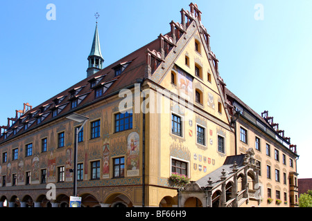 Deutschland Ulmer Rathaus, Deutschland Ulmer Rathaus Stockfoto