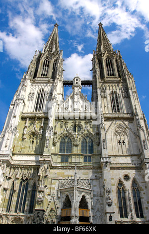 Deutschland, Regensburger Altstadt, Deutschland Regensburg Altstadt, Kathedrale des Heiligen Petrus Stockfoto