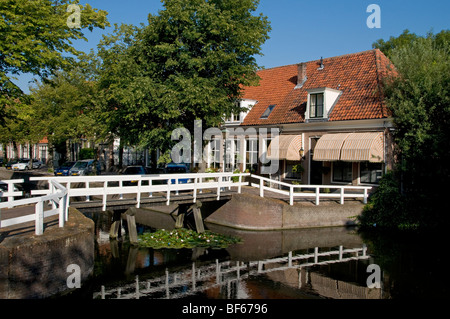 Hoorn Niederlande Holland historischen alten Stadt Kanal Stockfoto