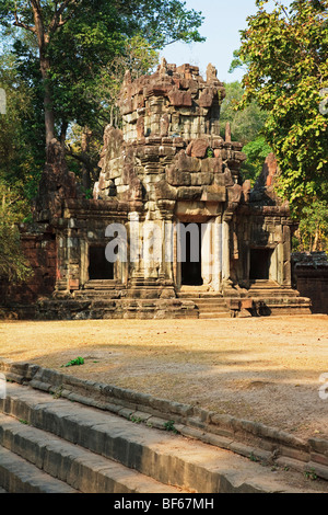 Ruinen der königlichen Residenz in Angkor Thom Stockfoto