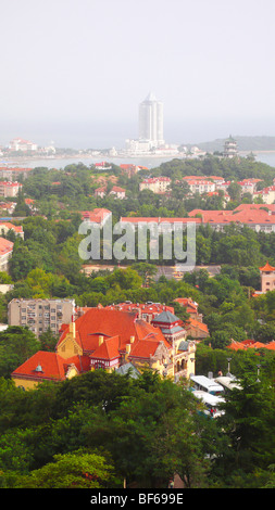 Häusern im Kolonialstil, Qingdao, Shandong, China Stockfoto