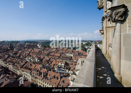 Ausblick vom Münster entfernt in der Altstadt, Bern, Bern, Schweiz Stockfoto