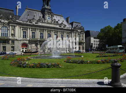 Hotel de Ville Le Touren Frankreich Stockfoto