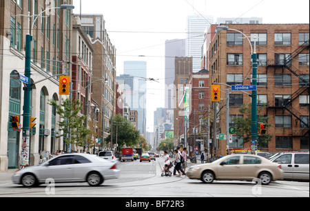 Alte und neue Gebäude in Toronto, Ontario, Kanada Stockfoto