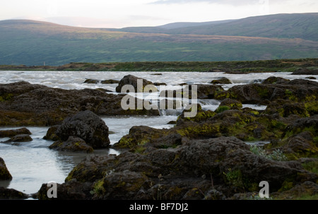 Goðafoss (Wasserfall der Götter), Island Stockfoto