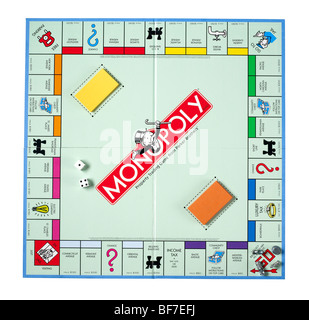 Monopoly Brettspiel - raus aus dem Gefängnis frei Karte Stockfoto, Bild