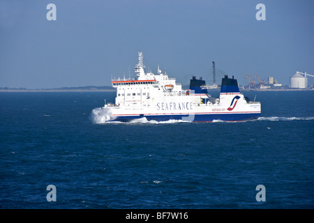 SeaFrance Fracht Fähre Seafrance Nord-Pas-De-Calais aus Calais Stockfoto