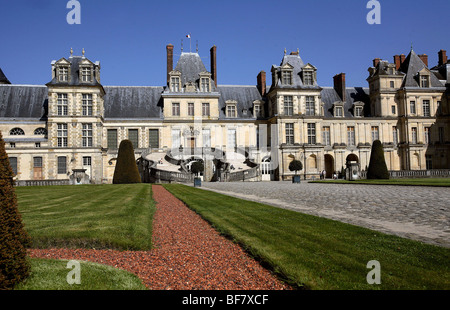 Fontainebleau (77): das Schloss Stockfoto