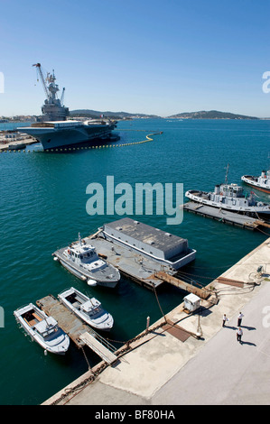 Toulon (83): der natürliche Hafen Stockfoto