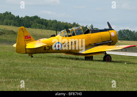 Royal Canadian Air Force North American Harvard (t-6) Stockfoto