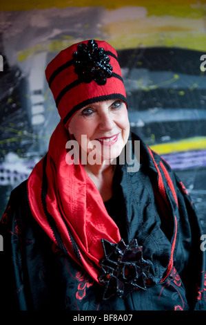 Porträt von Molly Parkin, Journalist und Maler Stockfoto