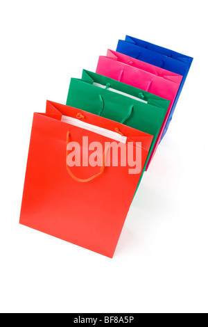 Einkaufstüten Nahaufnahme Schuss Stockfoto