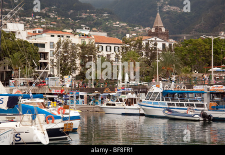 Funchal Yachthafen, Funchal, Madeira Stockfoto