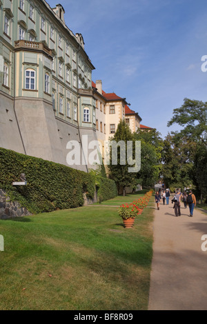 Schlossgärten in Prag, Tschechische Republik Stockfoto