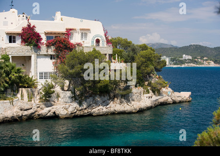 Haus in Cala Fornells, Mallorca, Balearen, Spanien Stockfoto