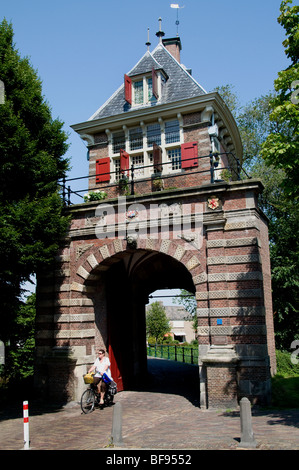 Hoorn Niederlande Holland Altstadt Stadttor Stockfoto