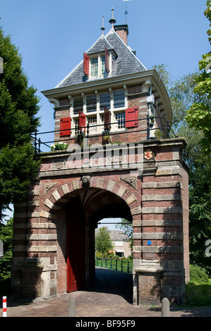 Hoorn Niederlande Holland Altstadt Stadttor Stockfoto