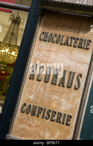 Neuhaus-Schoko-Laden, Galerie De La Reine, Queens Shopping Gallery, Brüssel; Belgien; Europa Stockfoto