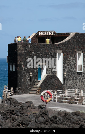 Das Hotel Punta Grande auf El Hierro die kleinste Hotel der Welt in das Guinness-Buch der Rekorde aufgeführt Stockfoto