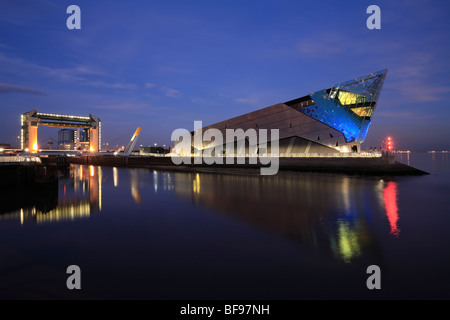 Die tiefen Submarium und River Hull Gezeiten Barriere, Kingston upon Hull, East Yorkshire, England, UK. Stockfoto