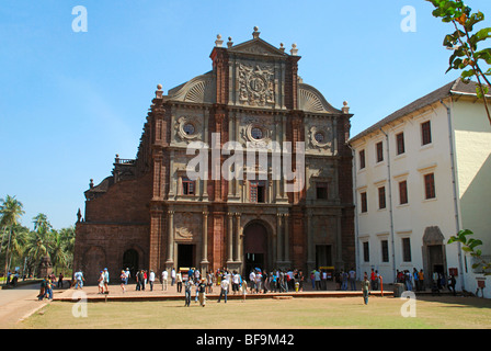 Die Basilica von Bom Jesus, Old Goa, Goa, Indien Stockfoto