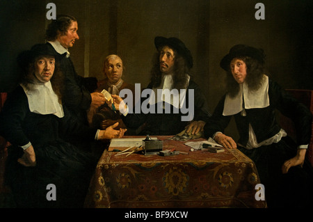 Jan de Bray 1667 Gouverneure der Leprakrankenhaus in Haarlem Museum Niederlande Stockfoto