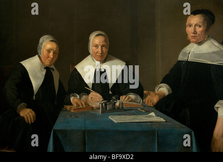 Jan de Bray 1667 Regentesses des Leprakrankenhaus in Haarlem Museum Niederlande Stockfoto